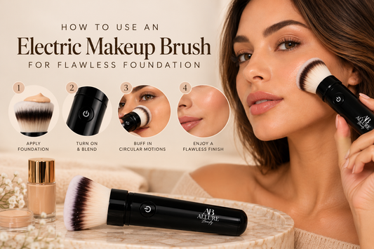 How to Use an Electric Makeup Brush for Flawless Foundation